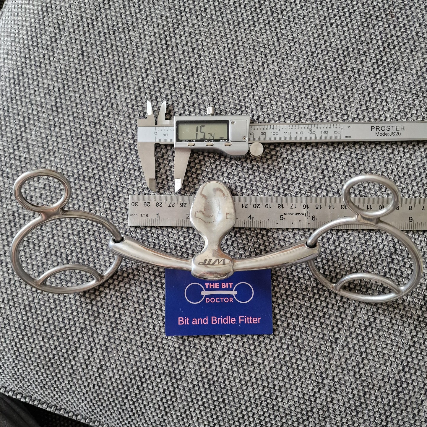 5.5" WTP Winning Tongue Extended Plate universal gag bevel style bit B814