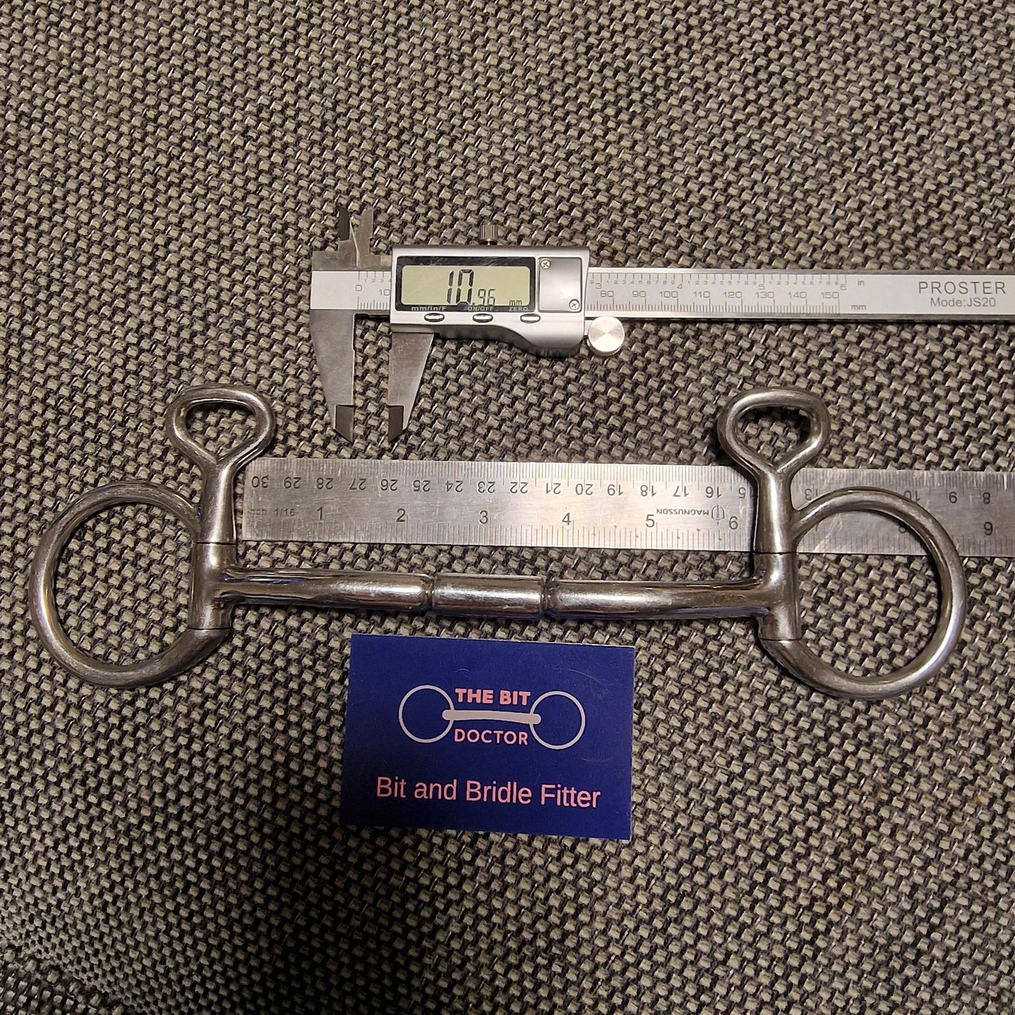 6" Myler MB32 Mullen Barrel Hanging cheek snaffle bit B937