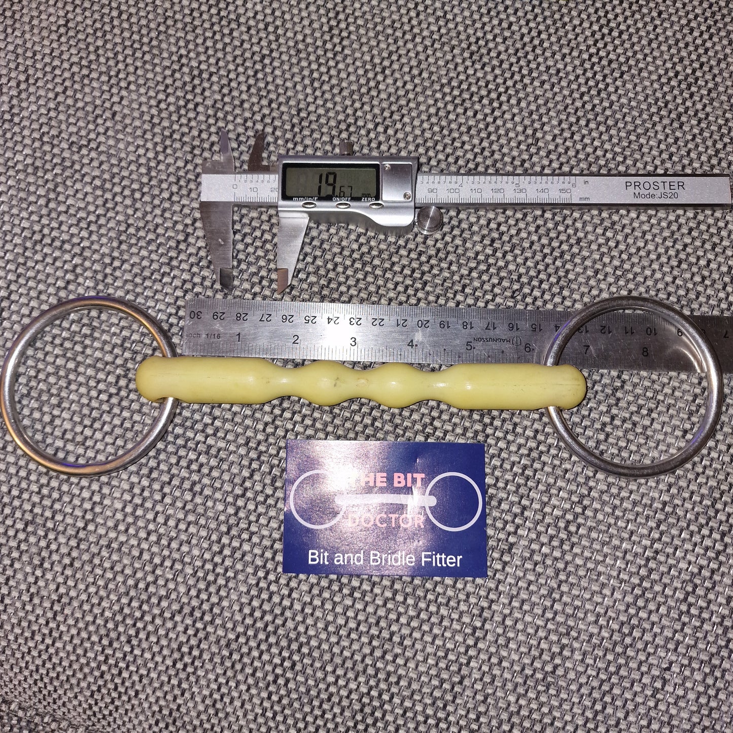 6" Flexi mullen loose ring Snaffle bit B677