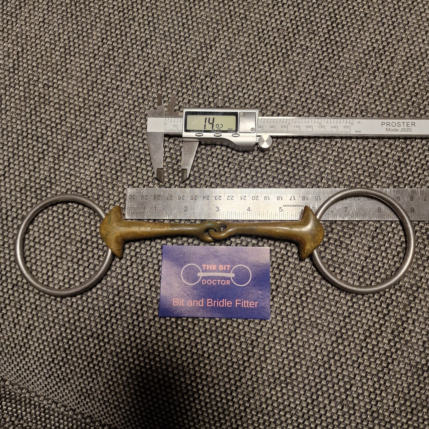 5.5" sprenger sleeved 2-type loose ring Turnado snaffle bit B666