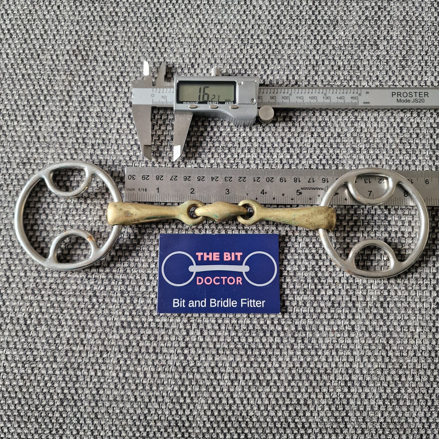 5.5" copper lozenge bevel Bit B1019