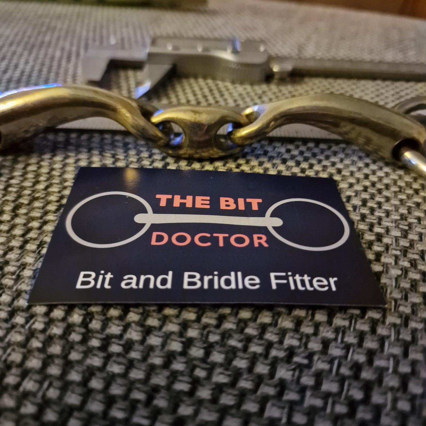 5.5" anatomical curved copper lozenge loose ring snaffle bit B621