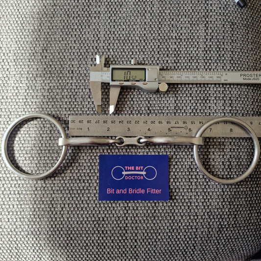 6" myler MB10 loose ring french link snaffle bit B349