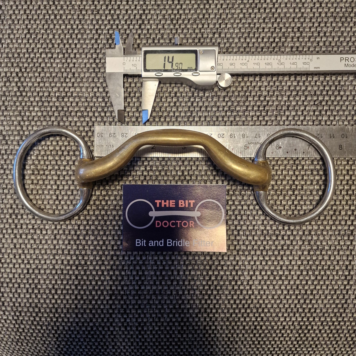 5" sprenger kk correction ported schooling eggbutt snaffle bit B740