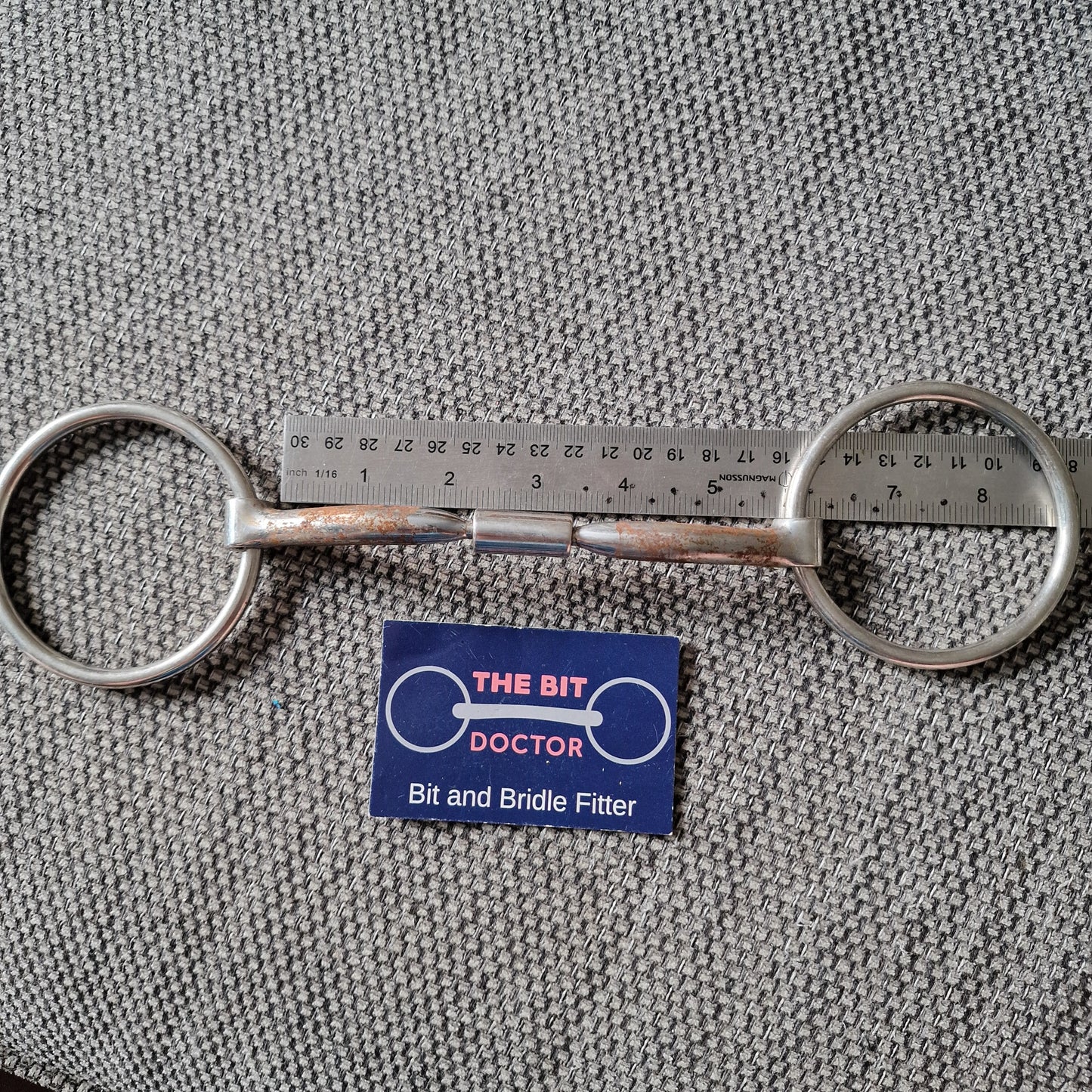 5.5" myler mb02 mullen barrel loose ring snaffle Bit B1642