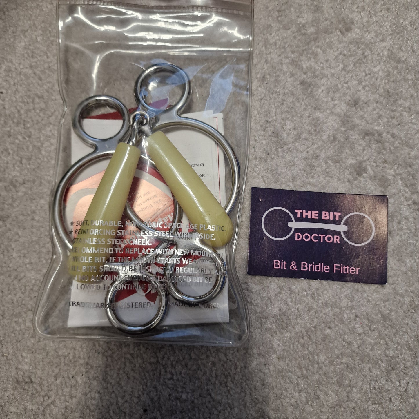 5" happy mouth jointed universal gag Bit New B1680