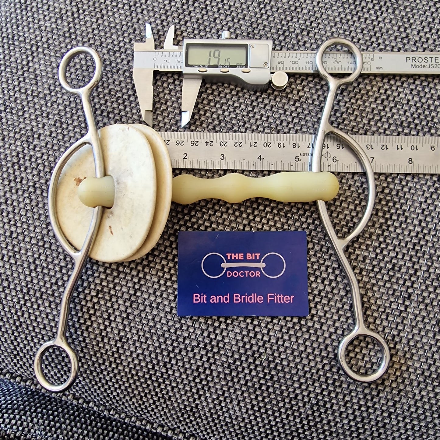 5.25" Happy Mouth American Gag Mullen bit B787