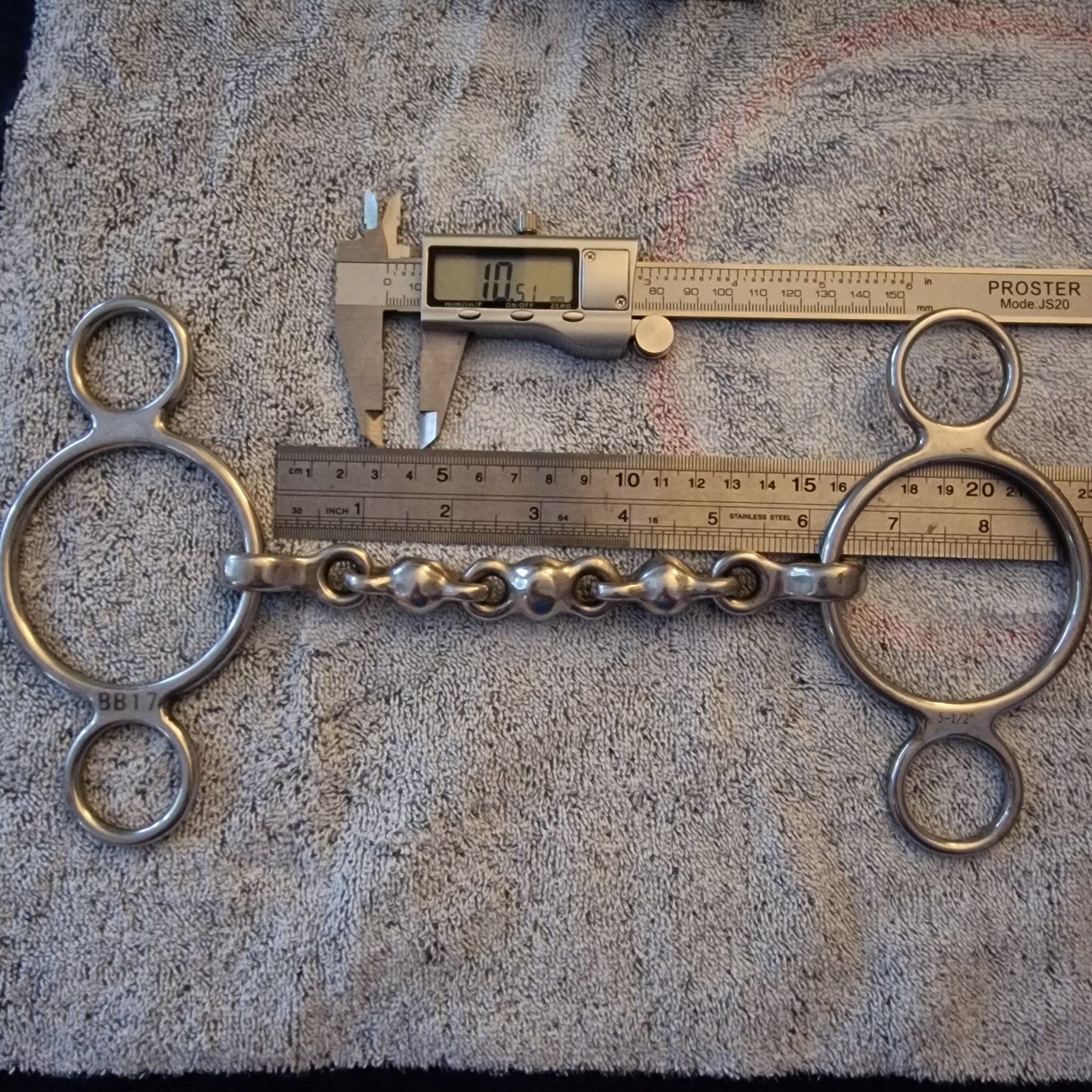 6" waterford universal gag Bit B1321