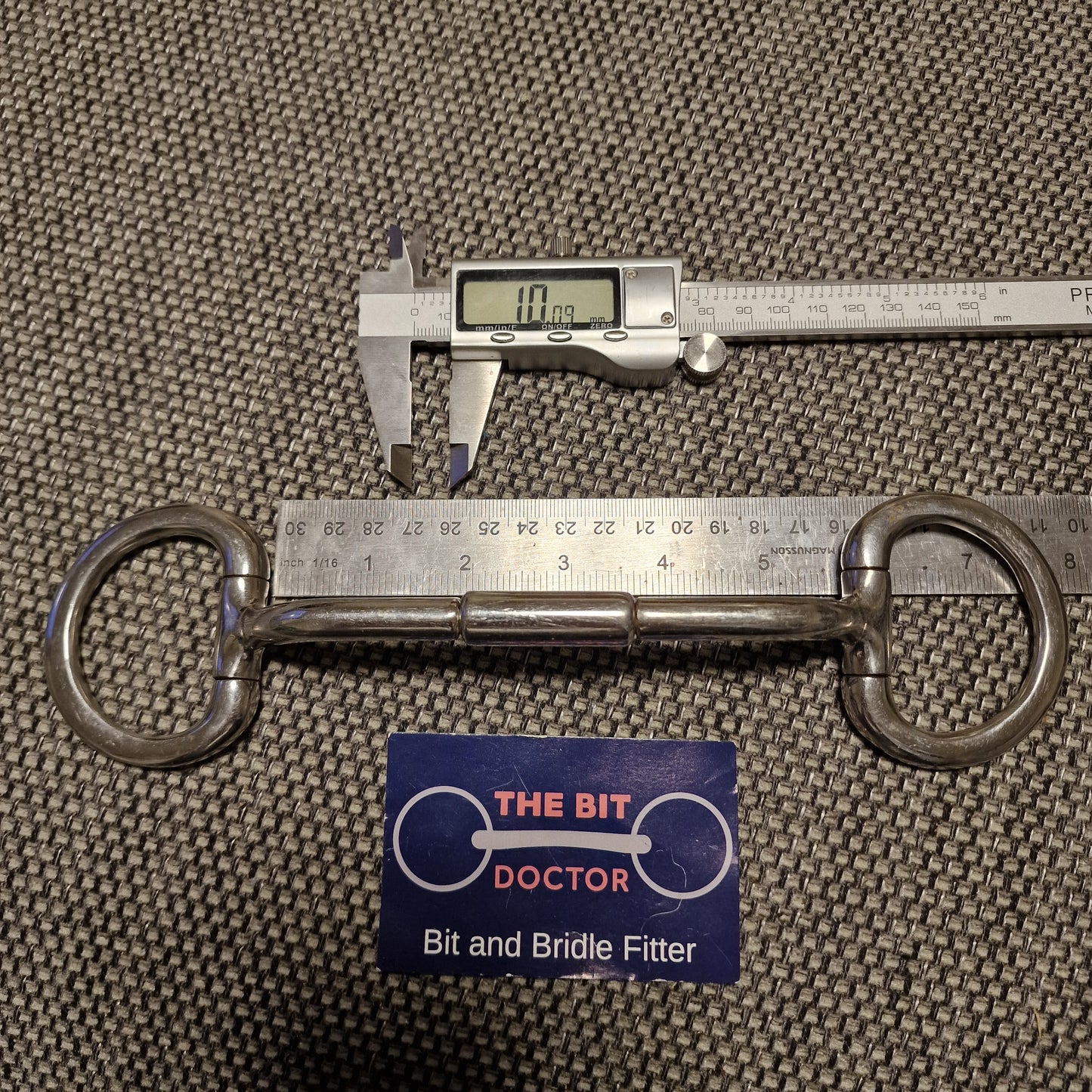 5.5" horsemanship saddery comfy mullen barrel eggbutt snaffle Bit B1313