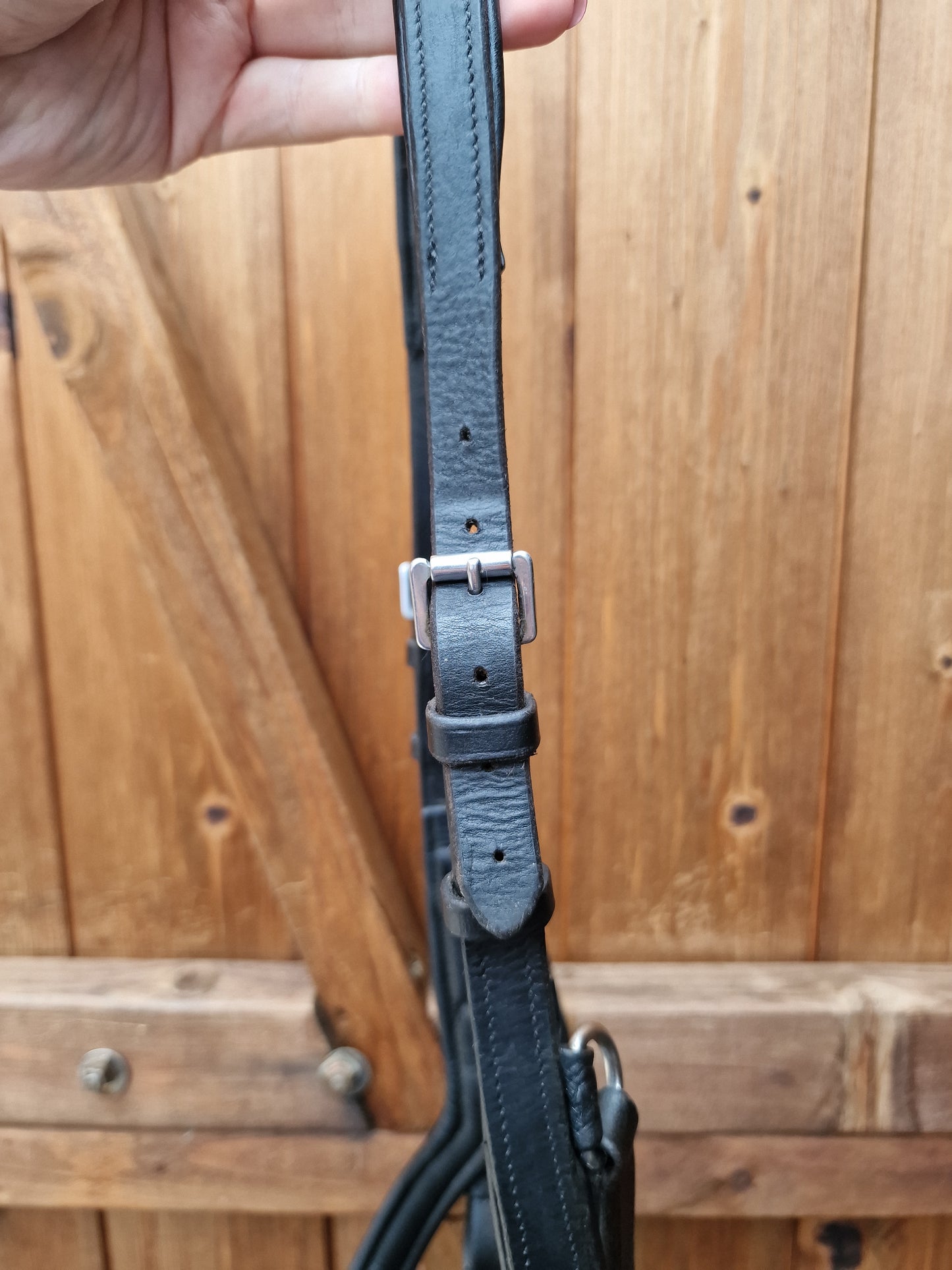 Black micklem bridle standard horse Bridle A54