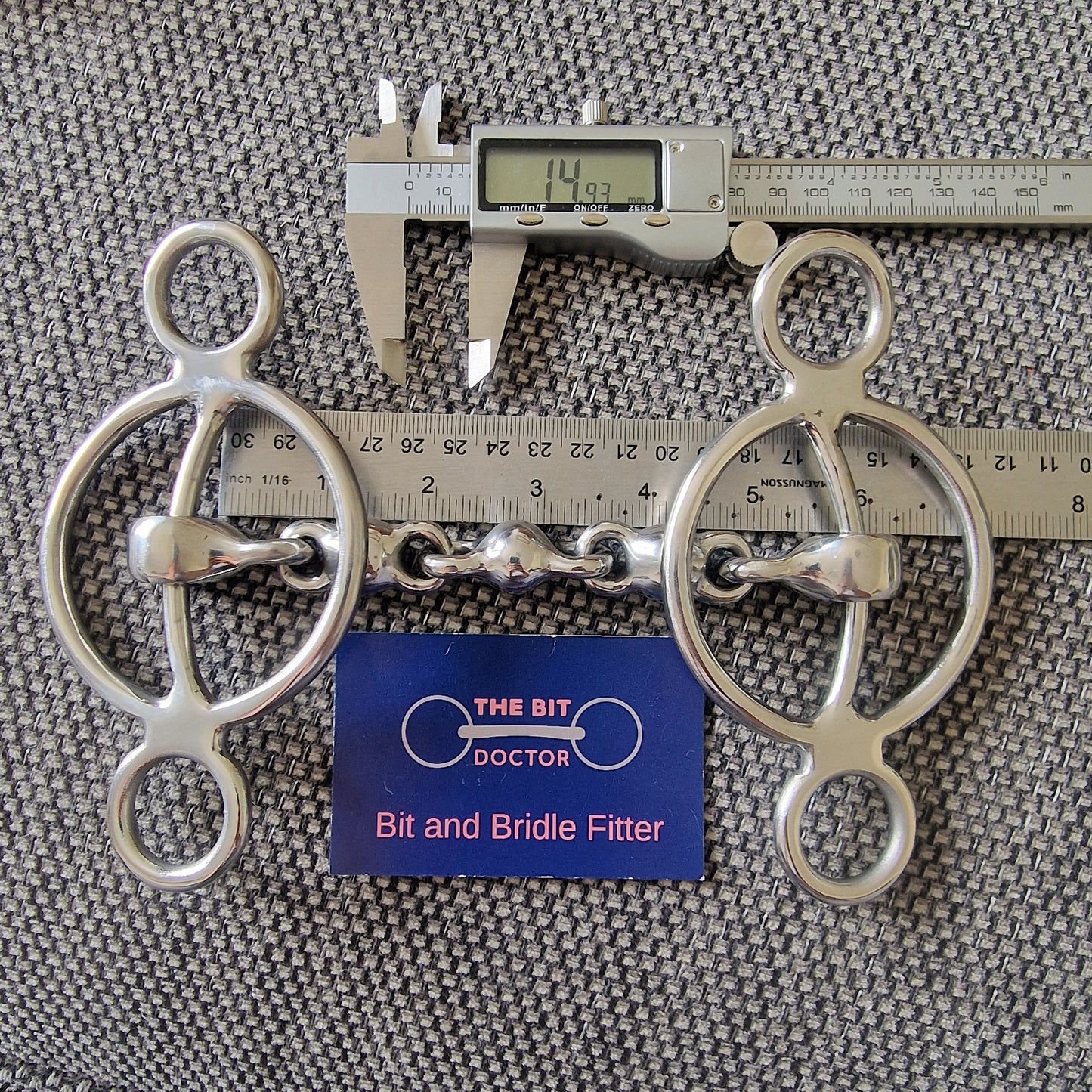 5.5" Abbey custom waterford sliding gag bit B250