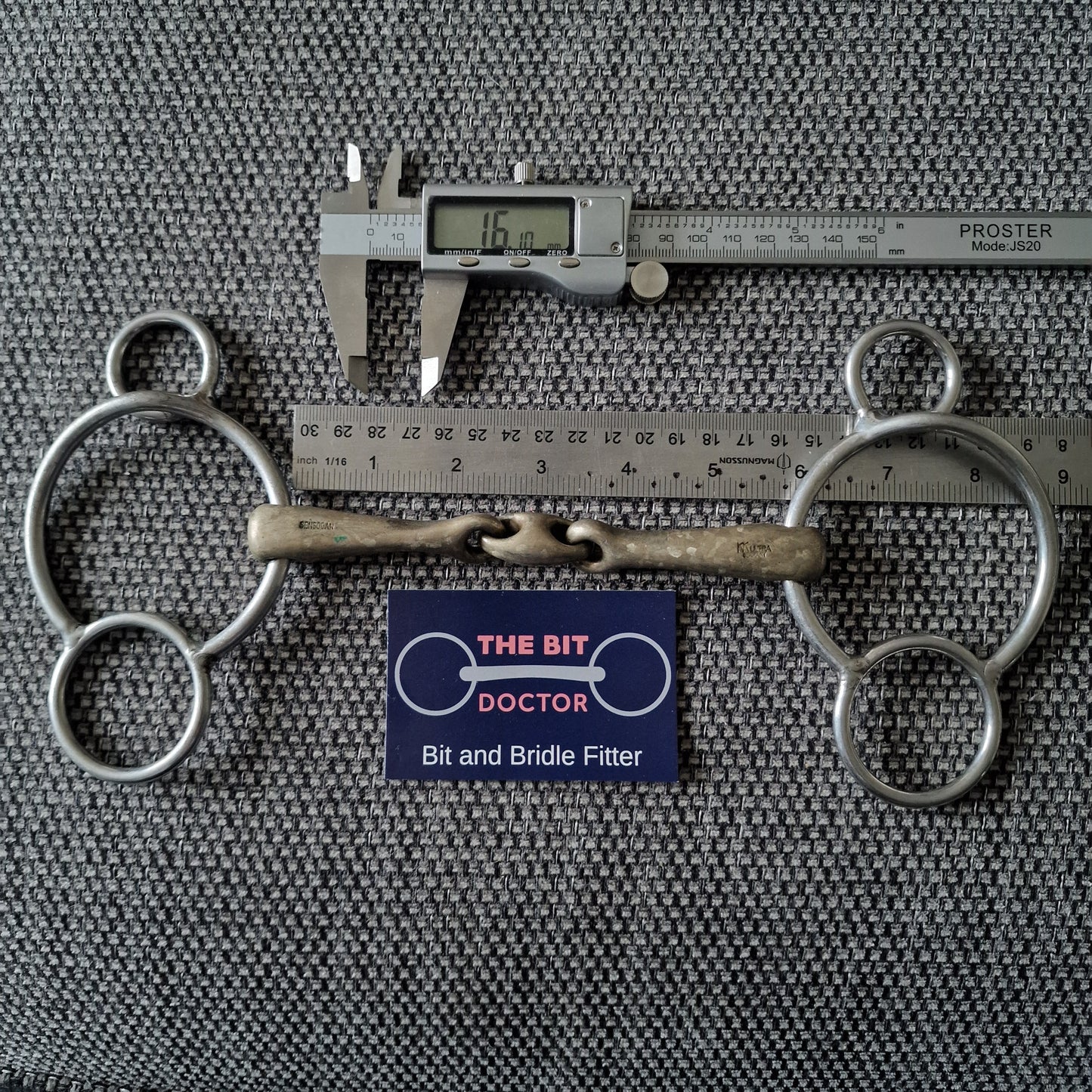 5.75" sprenger sensogan kk ultra universal 2.5 ring gag bit B1189