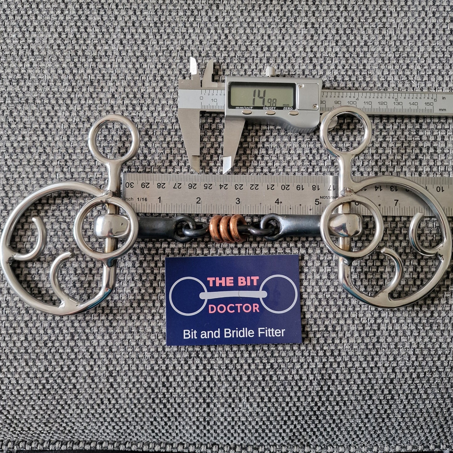 5.25" TBD custom made tom thumb Kimblewick butterfly flip Bit B1418