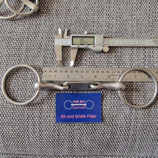 5.5" Abbey custom loose ring Dr Bristol snaffle Bit B1607