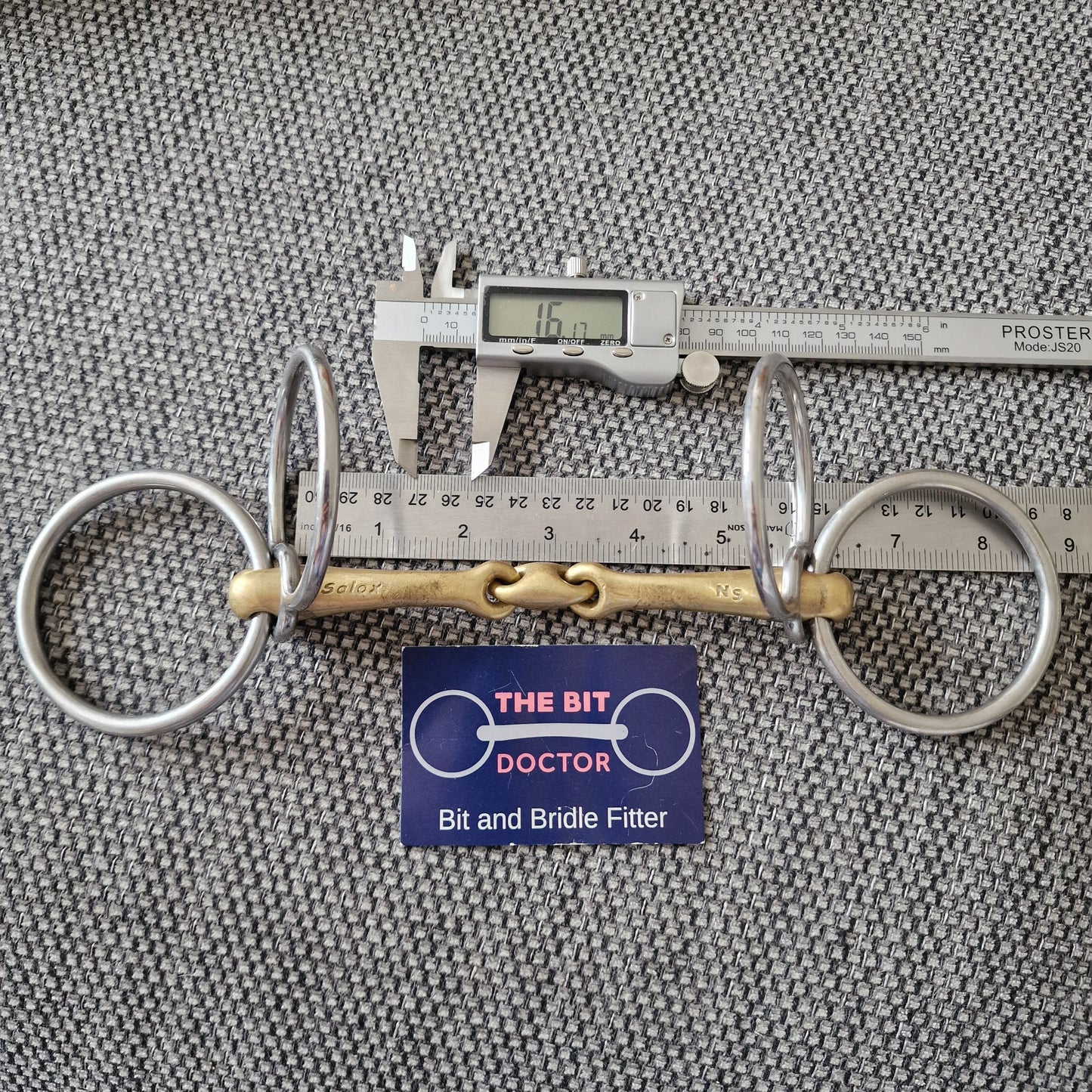 5.5" Neue Schule Jumpers Choice tranz angle lozenge Wilson snaffle bit B95