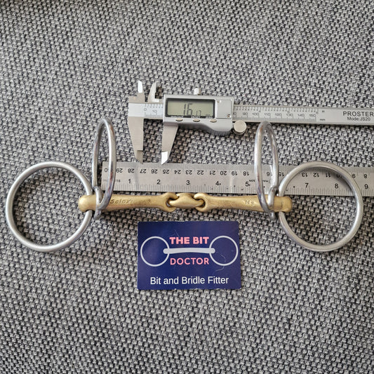 5.5" Neue Schule Jumpers Choice tranz angle lozenge Wilson snaffle bit B95