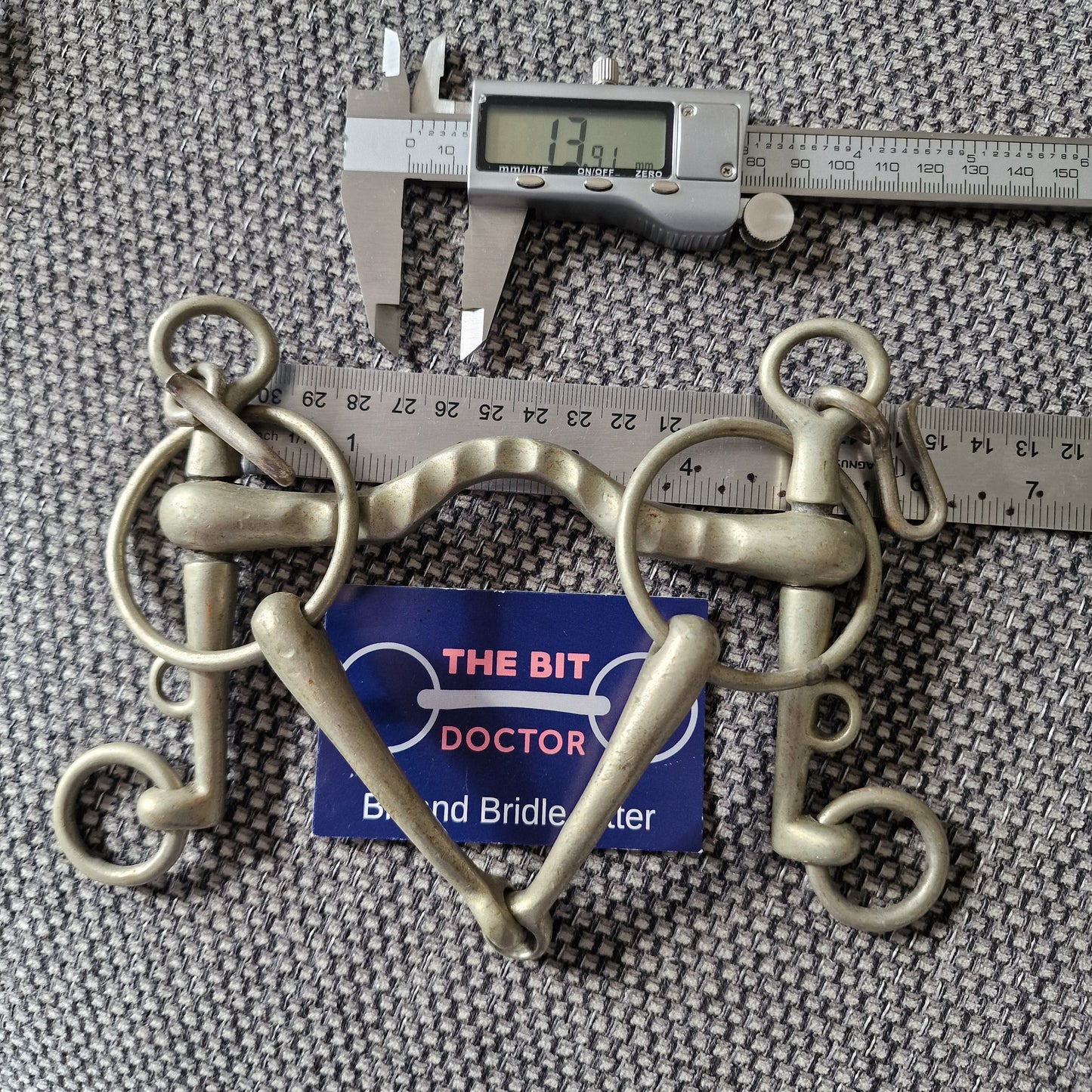 4.75" nickel weymouth double set bit B704