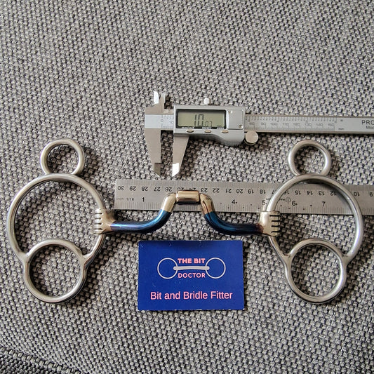 4.75" myler custom mb43 2.5 ring universal gag Bit B1341