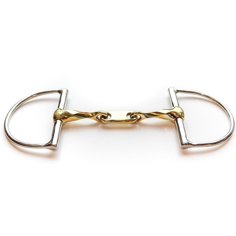 Jump'in Copper Twisted Dr Bristol D-Ring Snaffle Bit