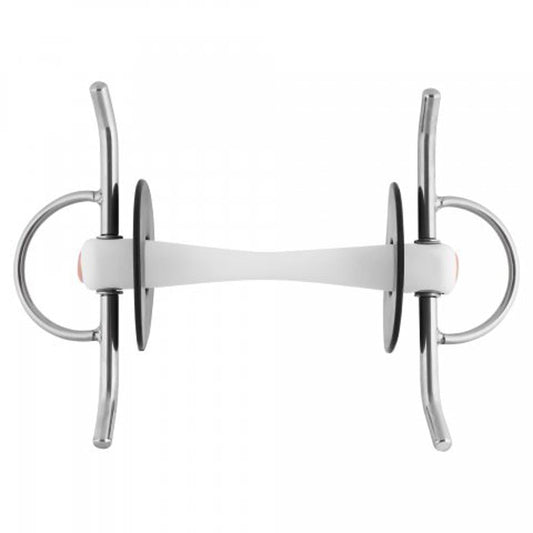 Nathe flexi-mullen full cheek snaffle bit