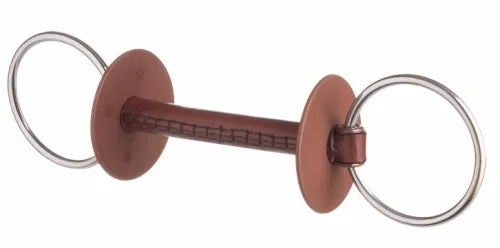 Beris Leather Loose ring Snaffle bit