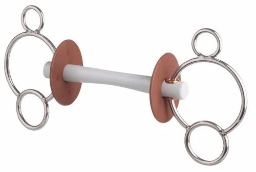 Beris 3-ring gag mullen Comfort bit