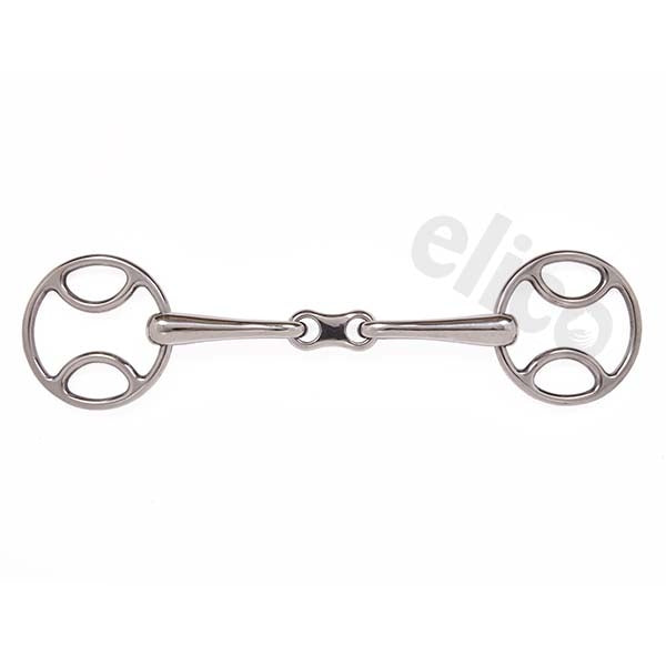 Elico Loop Ring Bevel - French link bit