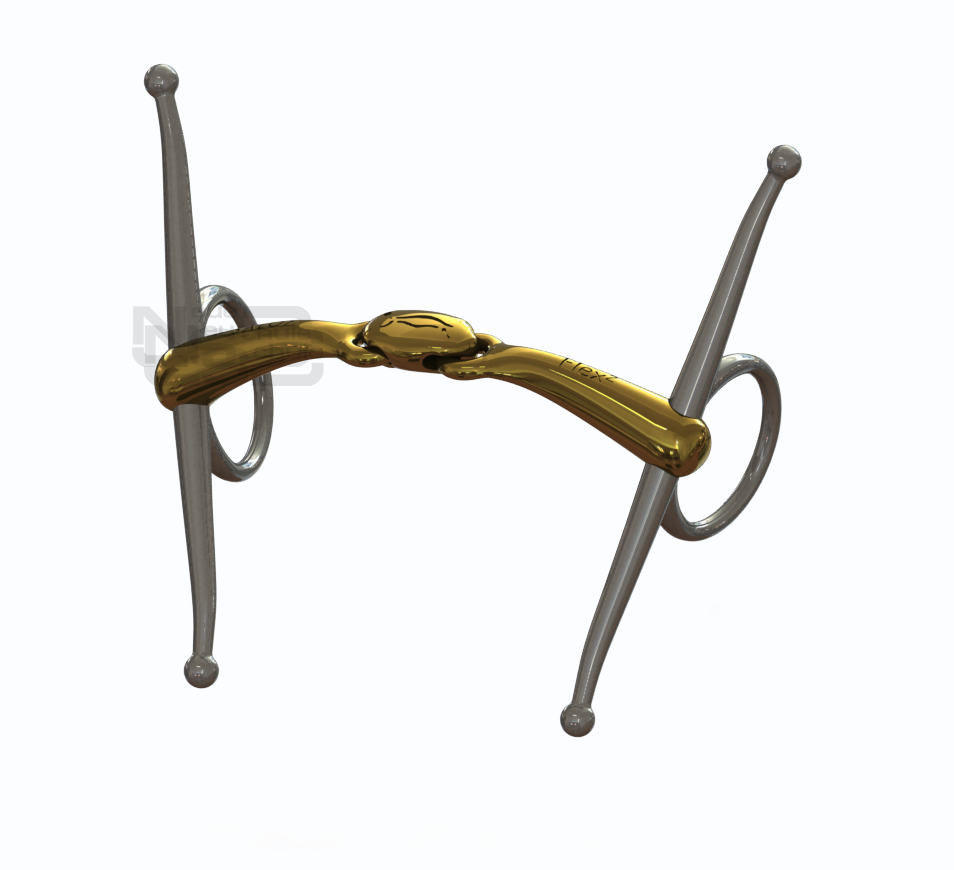 Neue Schule Turtle Top Flex Z Full Cheek Snaffle bit