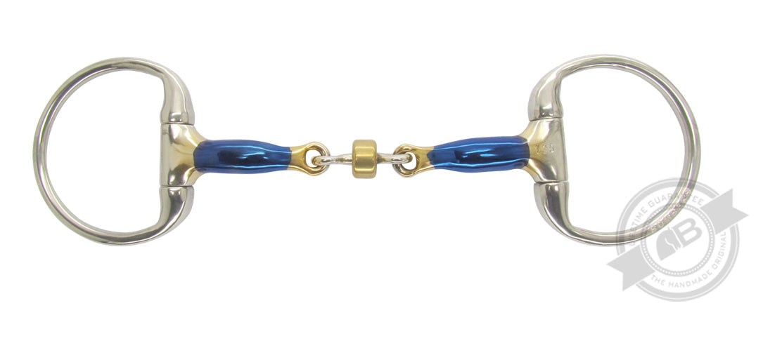 Bombers Eggbutt Buster Roller snaffle bit