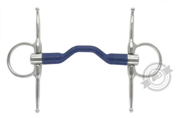 Bombers Blue Full Cheek Loose Ring Snaffle