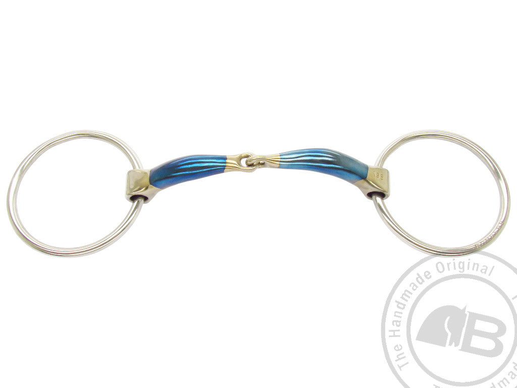 Bombers loose ring jointed snaffle bit