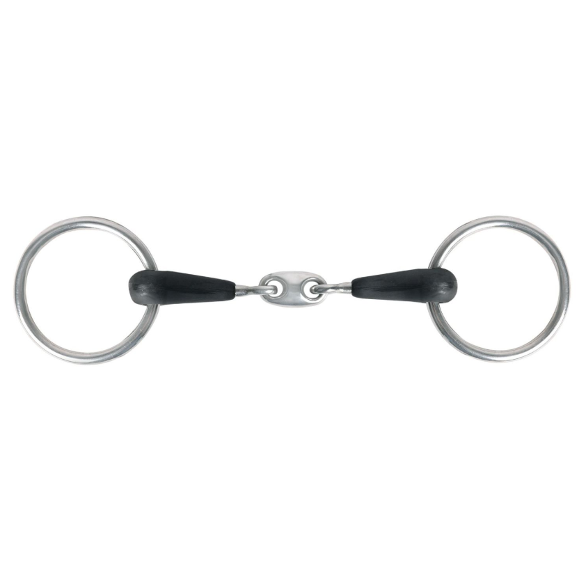Waldhausen rubber lozenge loose ring bit