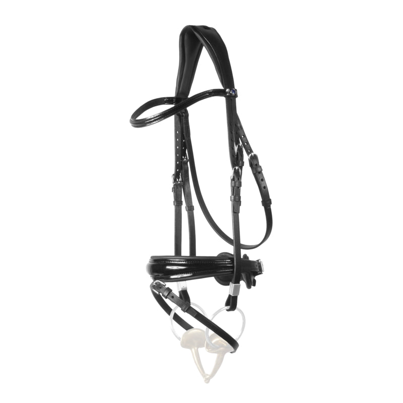 Stubben Bridle Switch double or snaffle bridle cavesson with removable flash