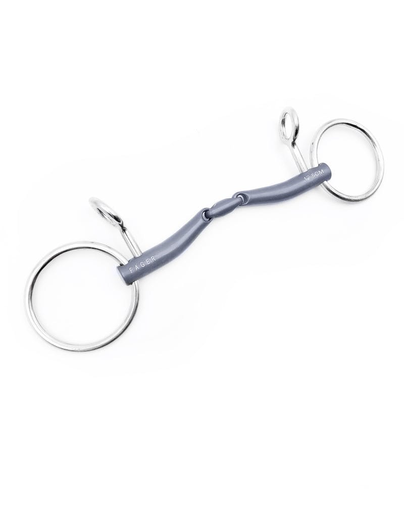 Fager Maria Titanium loose Hanging Cheek snaffle