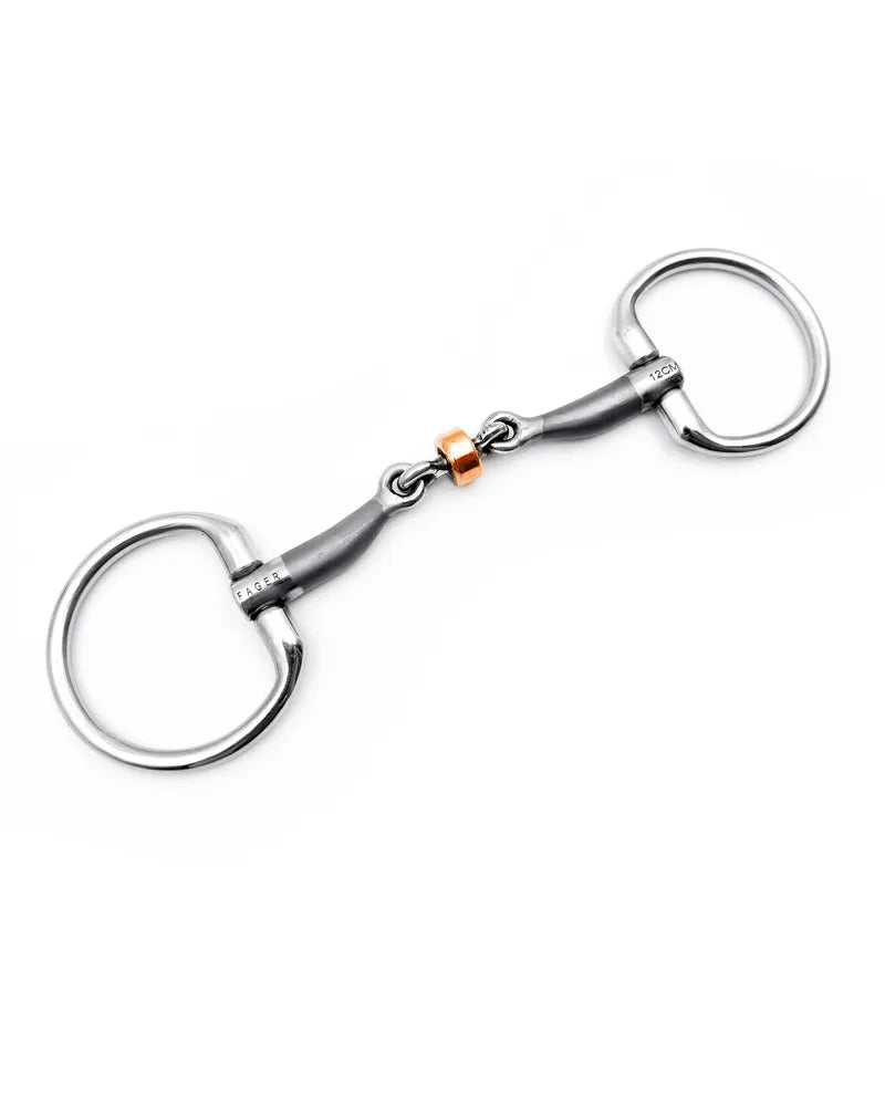 Fager Jenny Titanium Eggbutt Snaffle