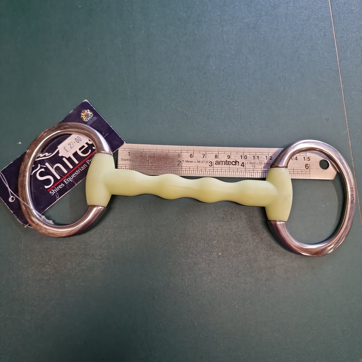 4.5" eggbutt flexi mullen snaffle bit B113