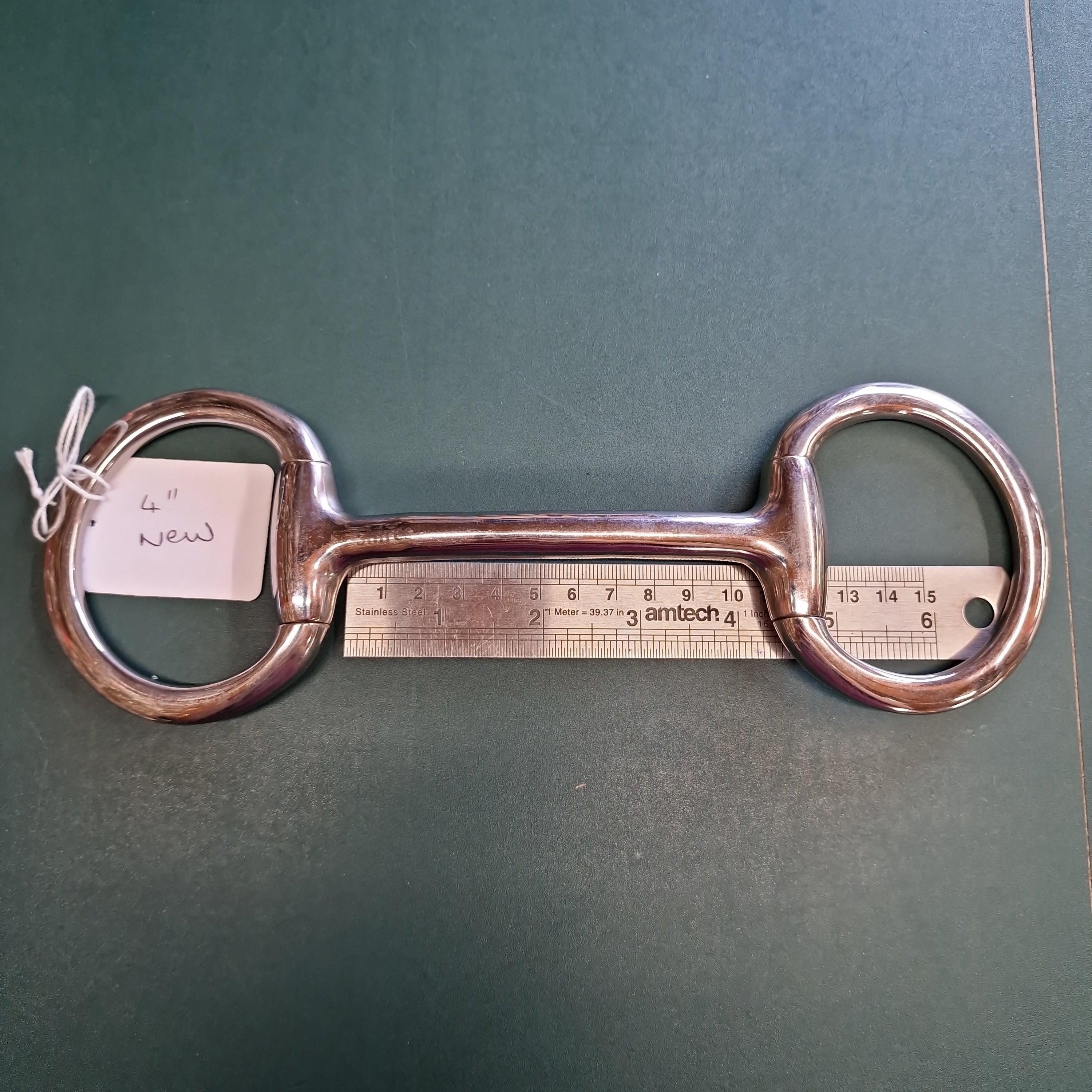 Shires Flat Ring English Eggbutt Bit – 5 1/2 Zoll, Dünnes Mundstück Für Pferde Mit Kleinem Maul