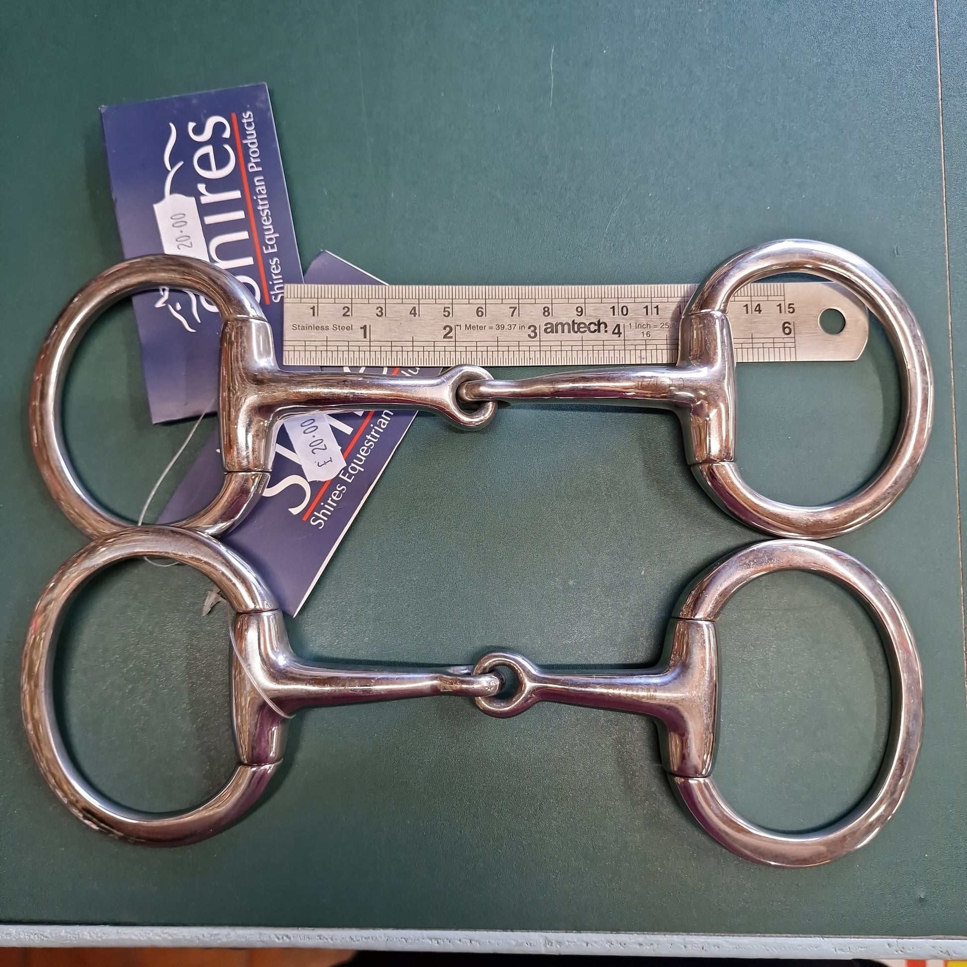 4.5" eggbutt jointed snaffle bit B117 – The Bit Doctor