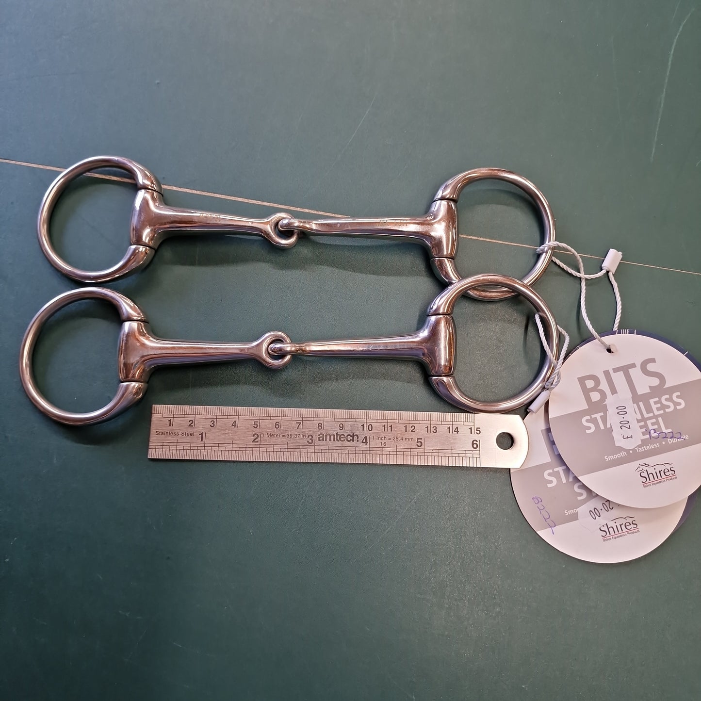 5" Shires eggbutt bradoon jointed snaffle bit B222