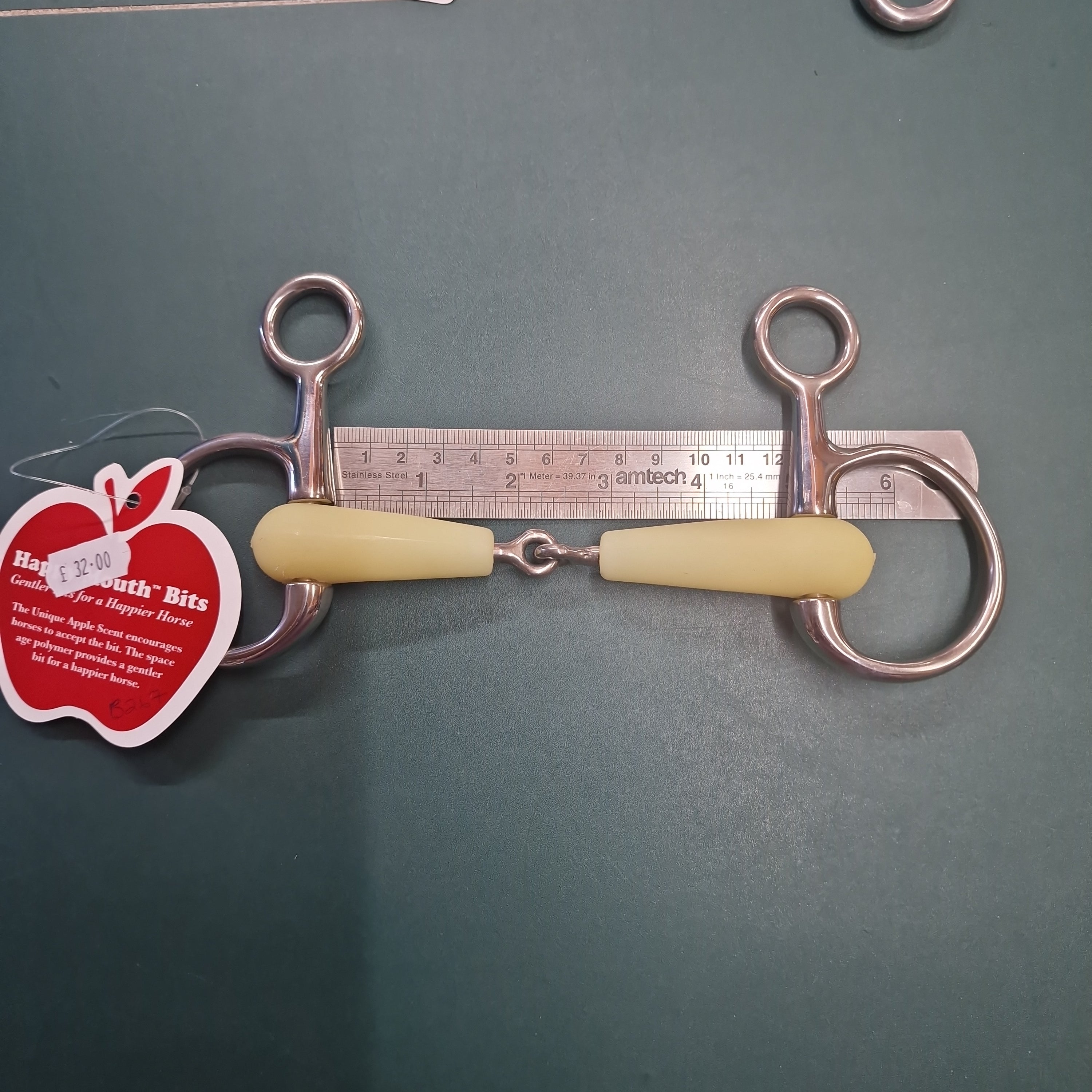 5" happy mouth hanging cheek jointed snaffle bit B267 – The Bit Doctor