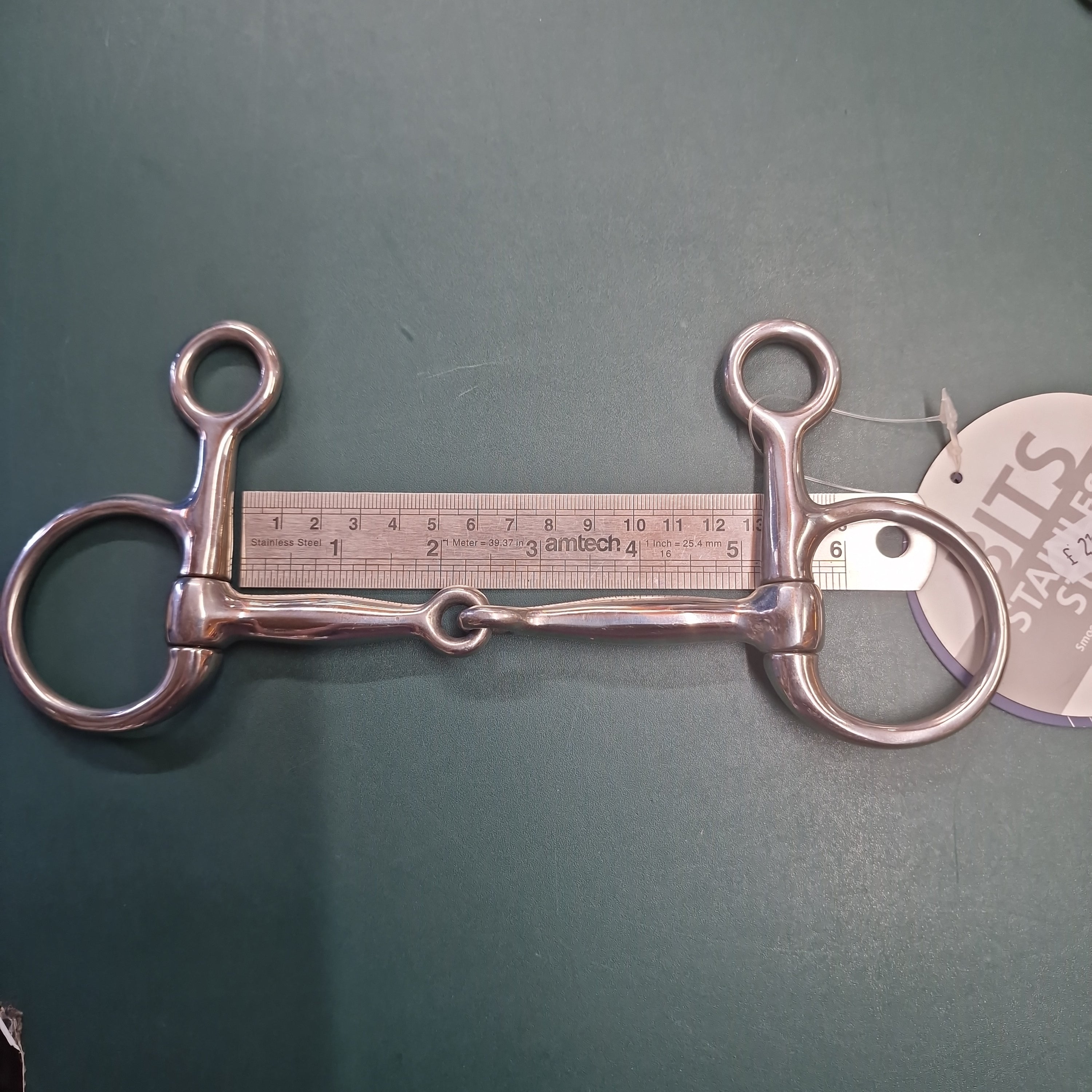 5" hanging cheek jointed snaffle bit B268 – The Bit Doctor