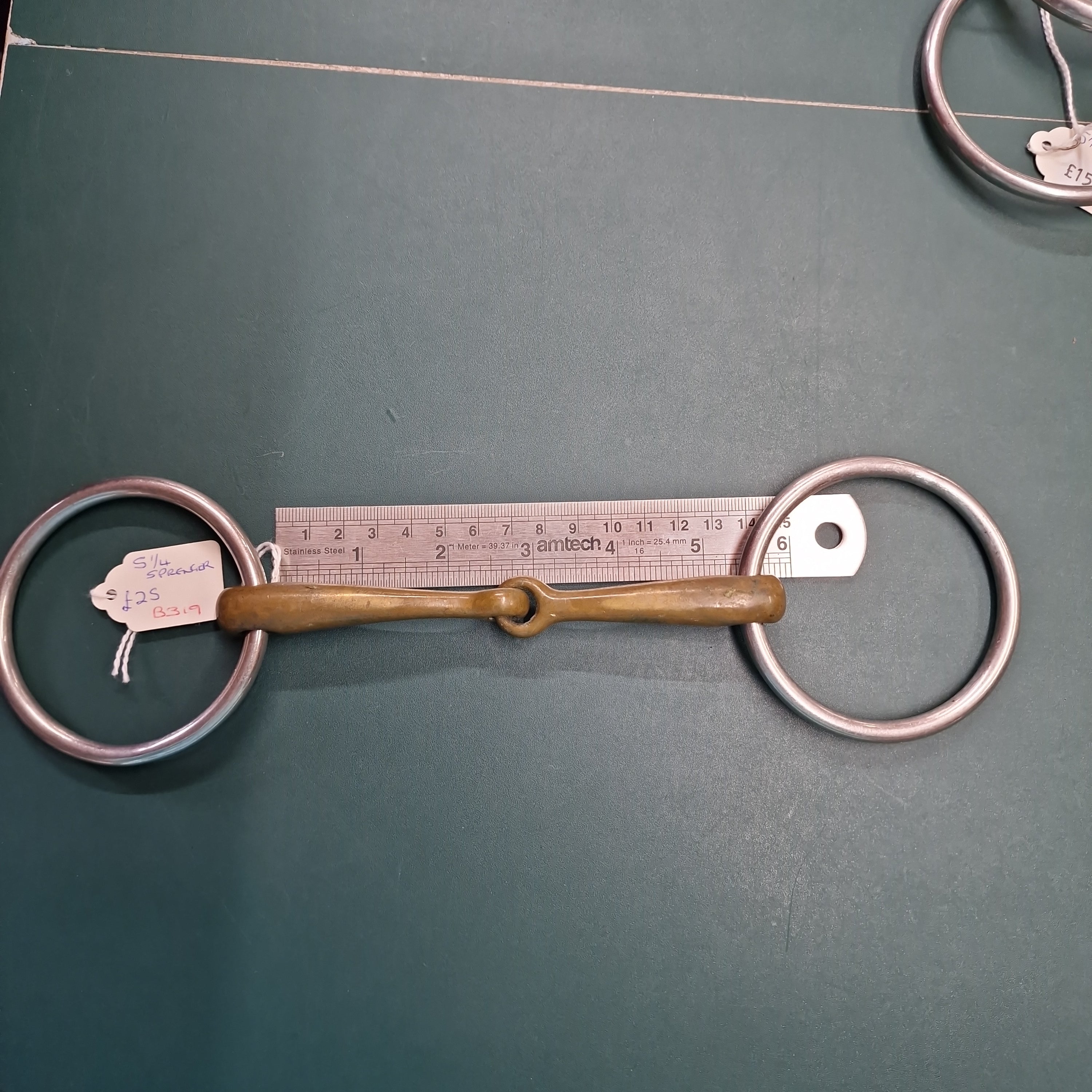 5.25" sprenger loose ring jointed snaffle bit B319 – The Bit Doctor