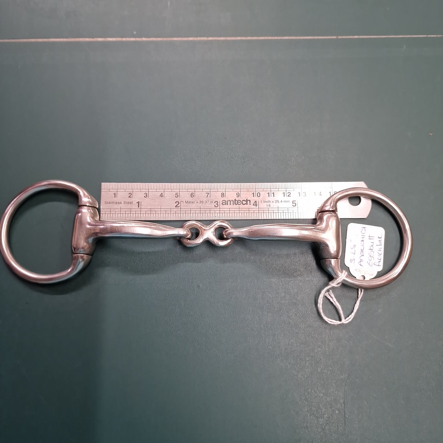 5.25" Informed Designs eggbutt french link anatomical bradoon snaffle bit B330