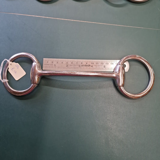 5.5" eggbutt mullen snaffle bit B334