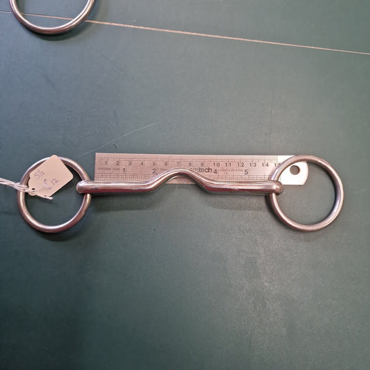 5.5" loose ring ported snaffle bit B337