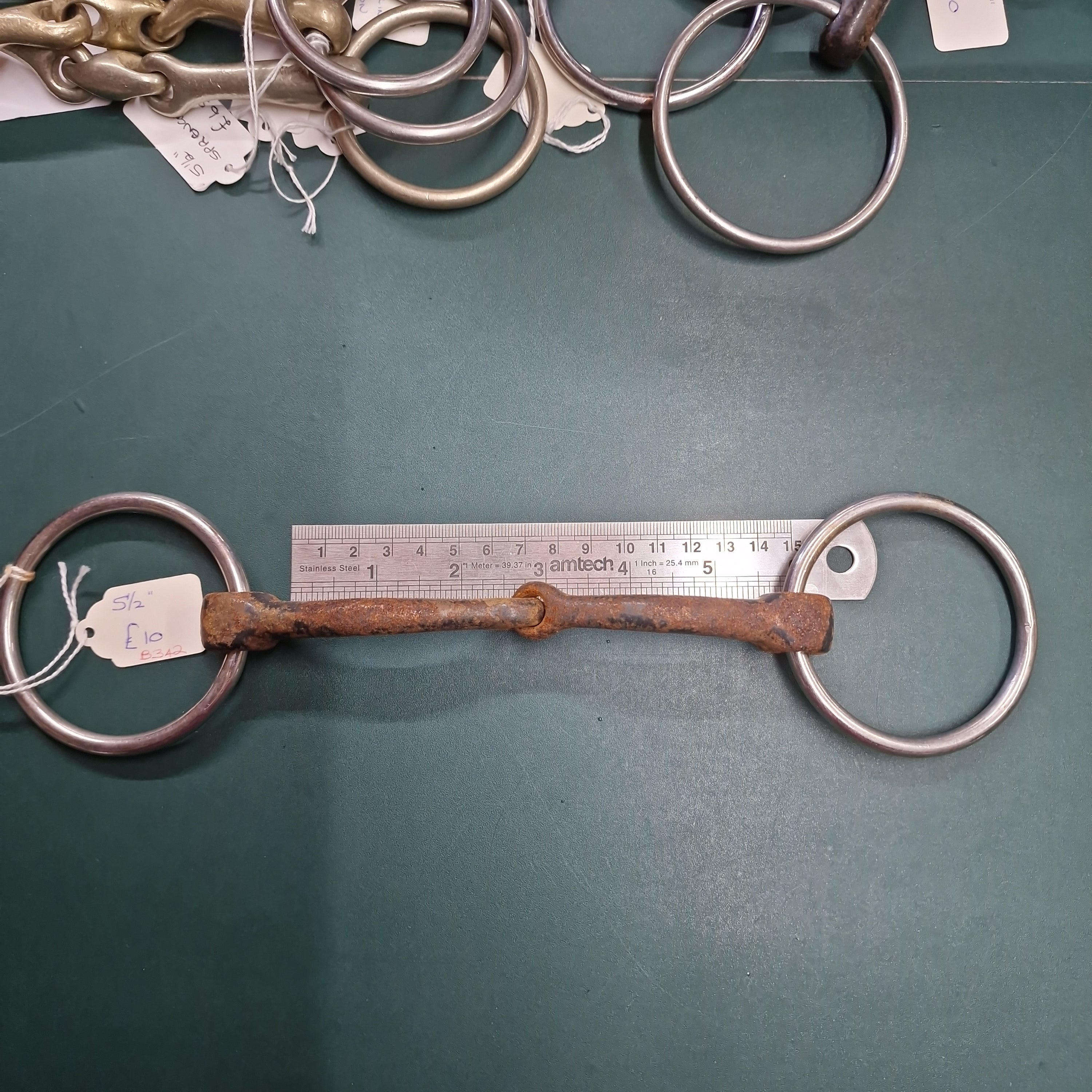 5.5" loose ring sweet iron jointed snaffle bit B342 – The Bit Doctor