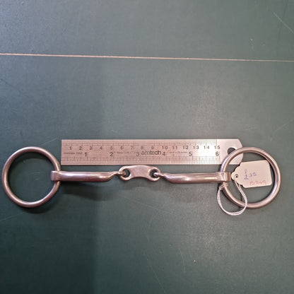 6" myler MB10 loose ring french link snaffle bit B349