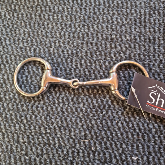 3.5" Shires Eggbutt Jointed Bradoon Snaffle bit B430