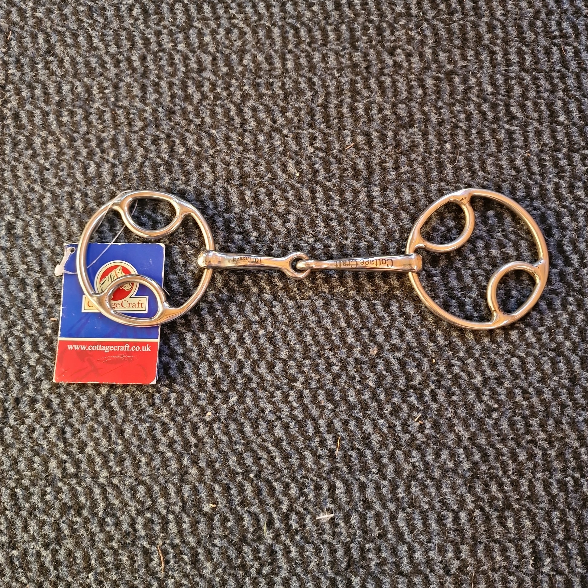 4" Cottage Craft loop ring Bevel Jointed snaffle bit B456 – The Bit Doctor