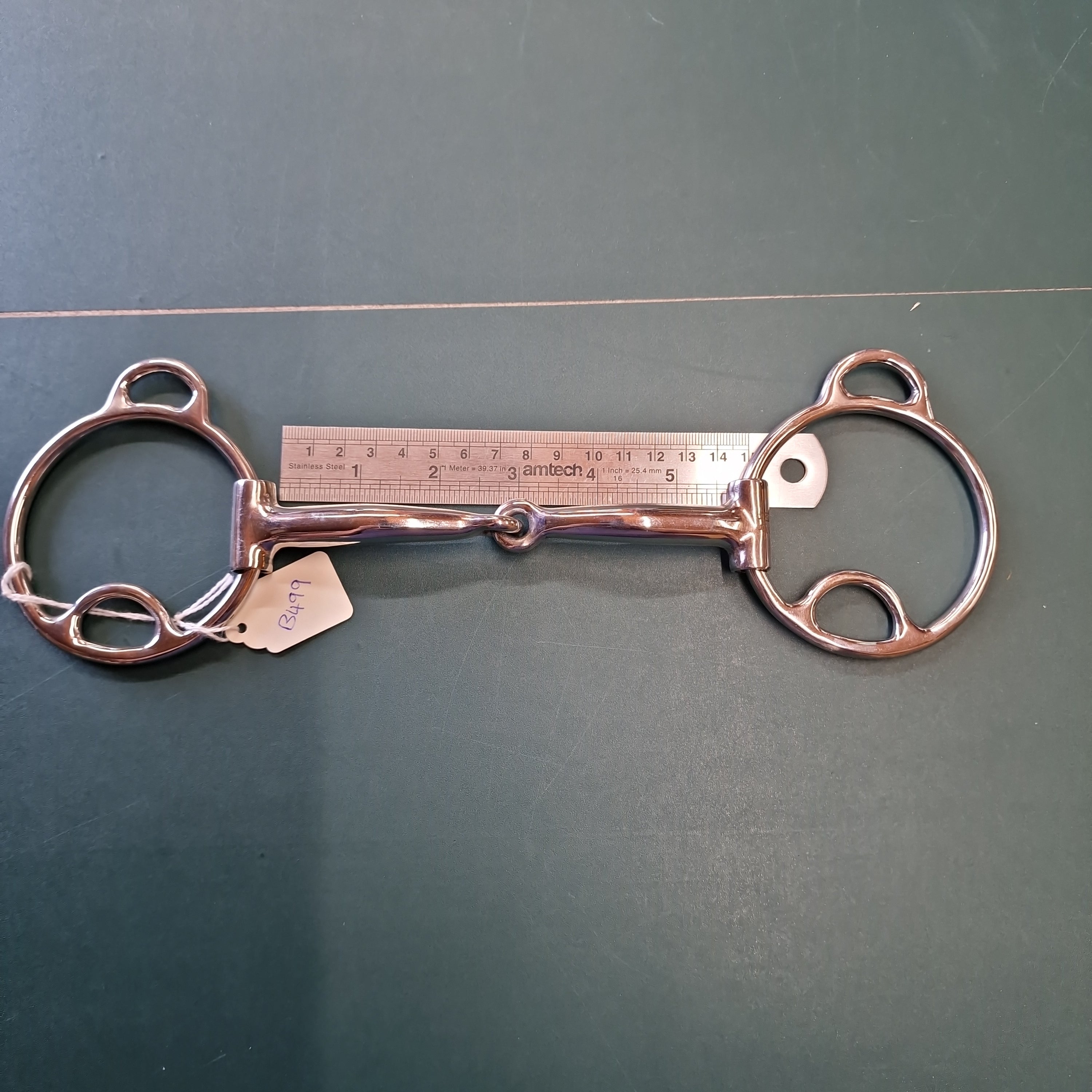 5.5" bevel jointed with sleeves snaffle bit B499 – The Bit Doctor